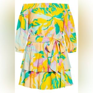 Off the shoulder summer dress